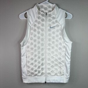 Nike AeroLoft Running Lightweight Down Vest  Cream Packable BV3851 133 XS